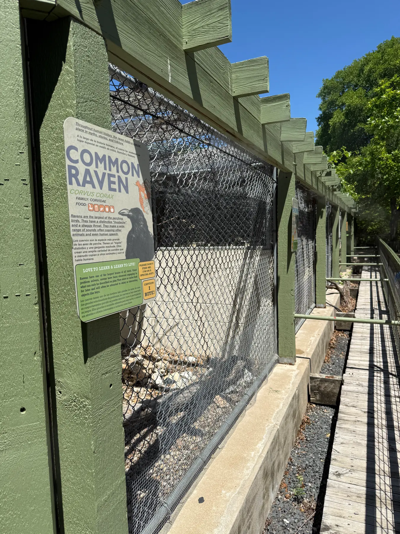 Nature center animal enclosures misting system